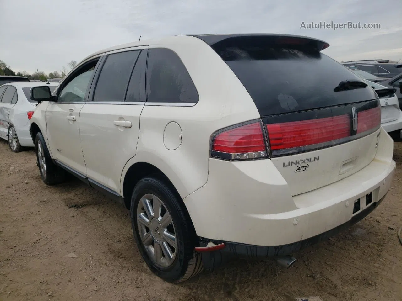 2007 Lincoln Mkx  White vin: 2LMDU68C97BJ33307