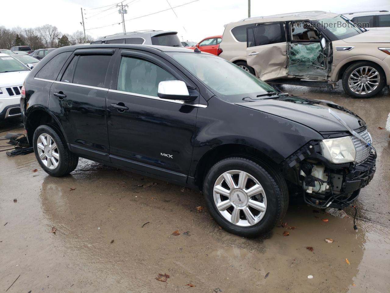 2007 Lincoln Mkx  Black vin: 2LMDU68CX7BJ16760