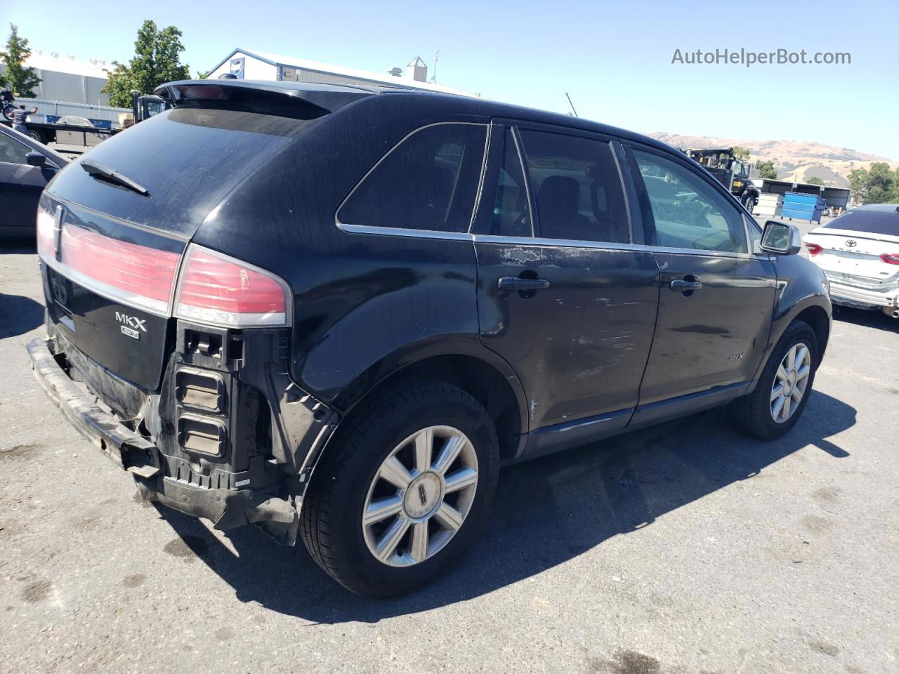 2007 Lincoln Mkx  Черный vin: 2LMDU88C07BJ05908