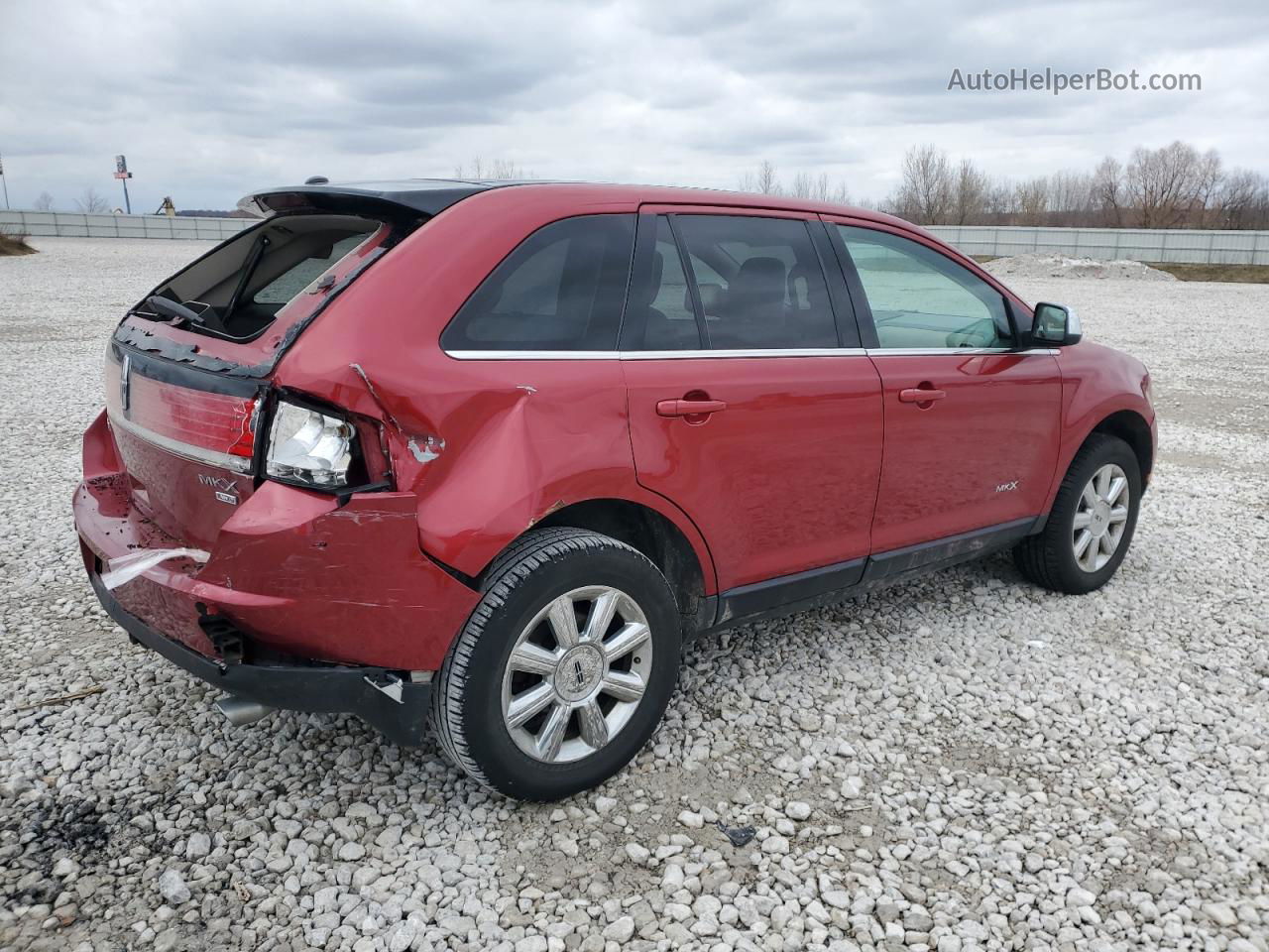 2007 Lincoln Mkx  Red vin: 2LMDU88C07BJ13197