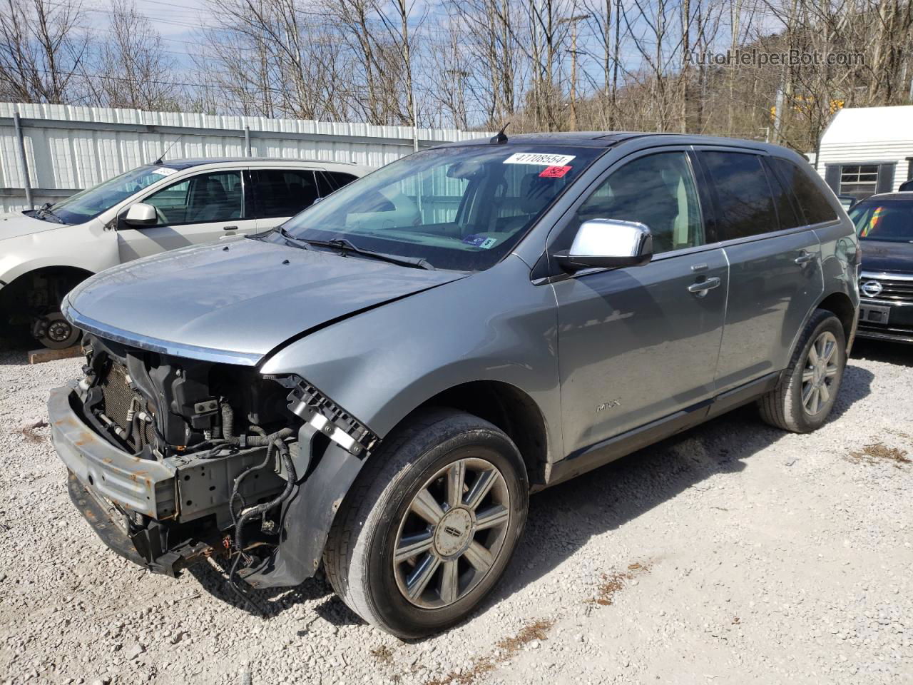 2007 Lincoln Mkx  Silver vin: 2LMDU88C07BJ15970