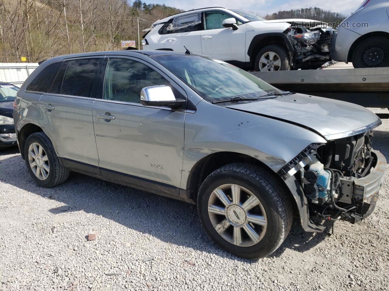 2007 Lincoln Mkx  Silver vin: 2LMDU88C07BJ15970