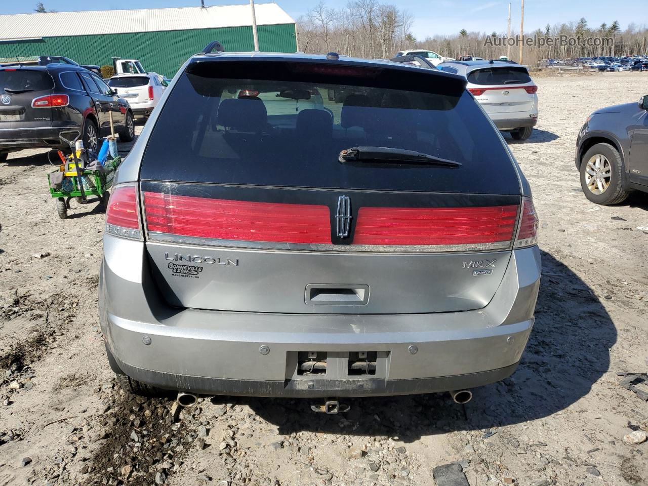 2007 Lincoln Mkx  Silver vin: 2LMDU88C17BJ20935