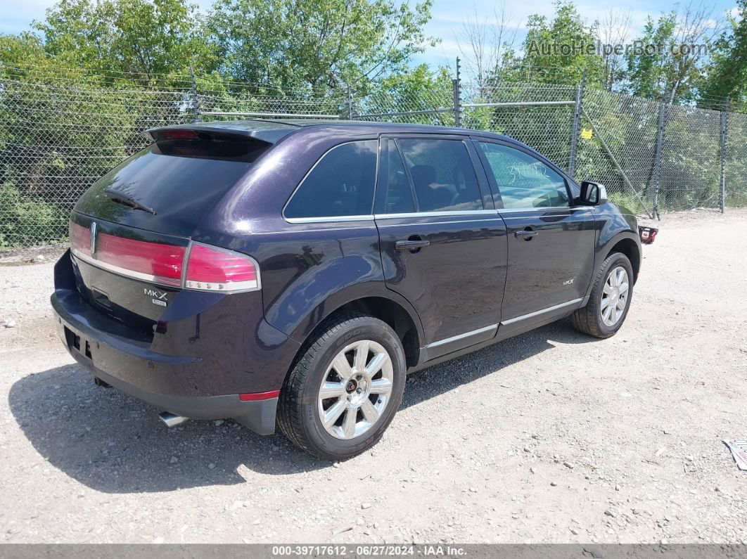 2007 Lincoln Mkx   Purple vin: 2LMDU88C17bJ34107