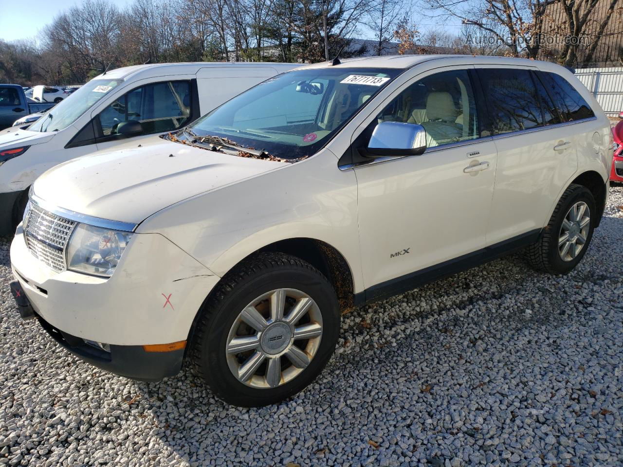 2007 Lincoln Mkx  Белый vin: 2LMDU88C27BJ06686