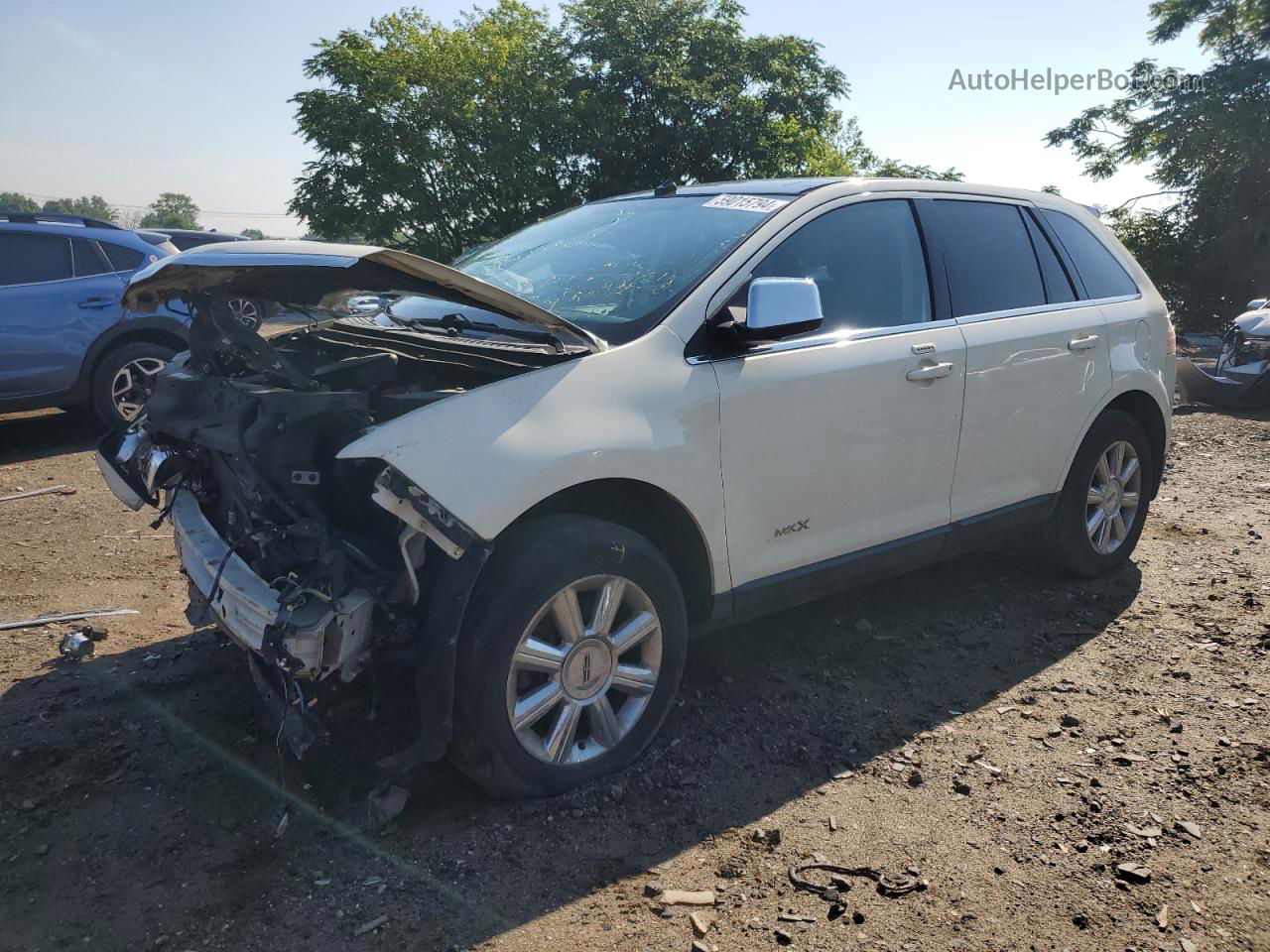 2007 Lincoln Mkx  Белый vin: 2LMDU88C27BJ11757