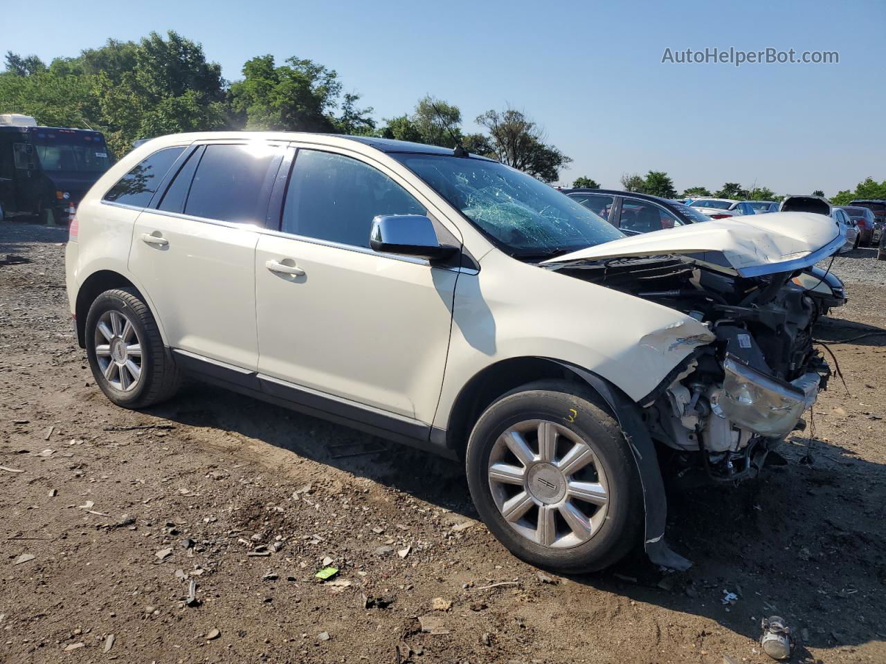 2007 Lincoln Mkx  Белый vin: 2LMDU88C27BJ11757