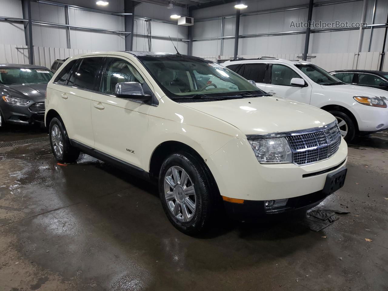 2007 Lincoln Mkx  White vin: 2LMDU88C27BJ26033