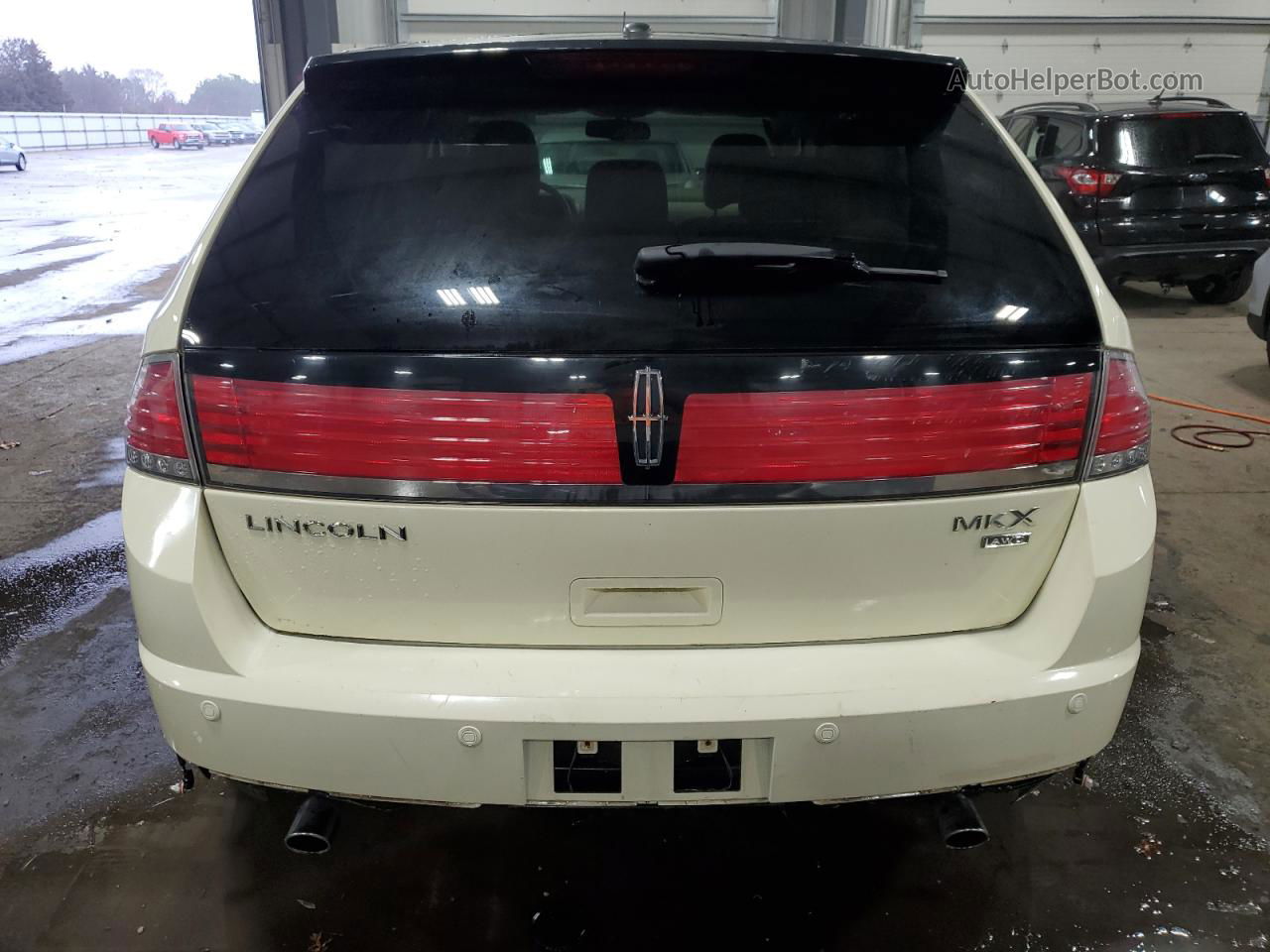 2007 Lincoln Mkx  White vin: 2LMDU88C27BJ26033