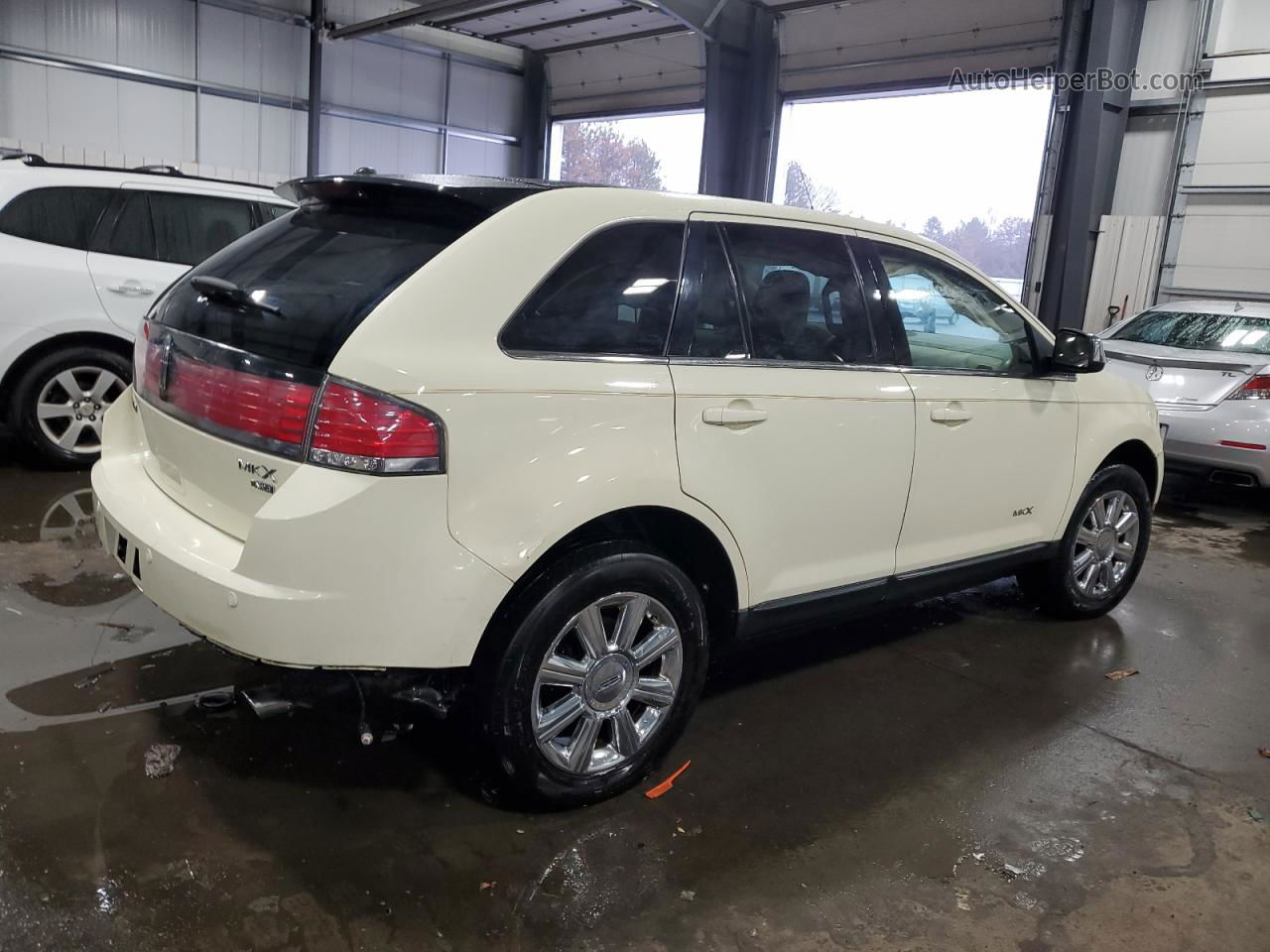 2007 Lincoln Mkx  White vin: 2LMDU88C27BJ26033