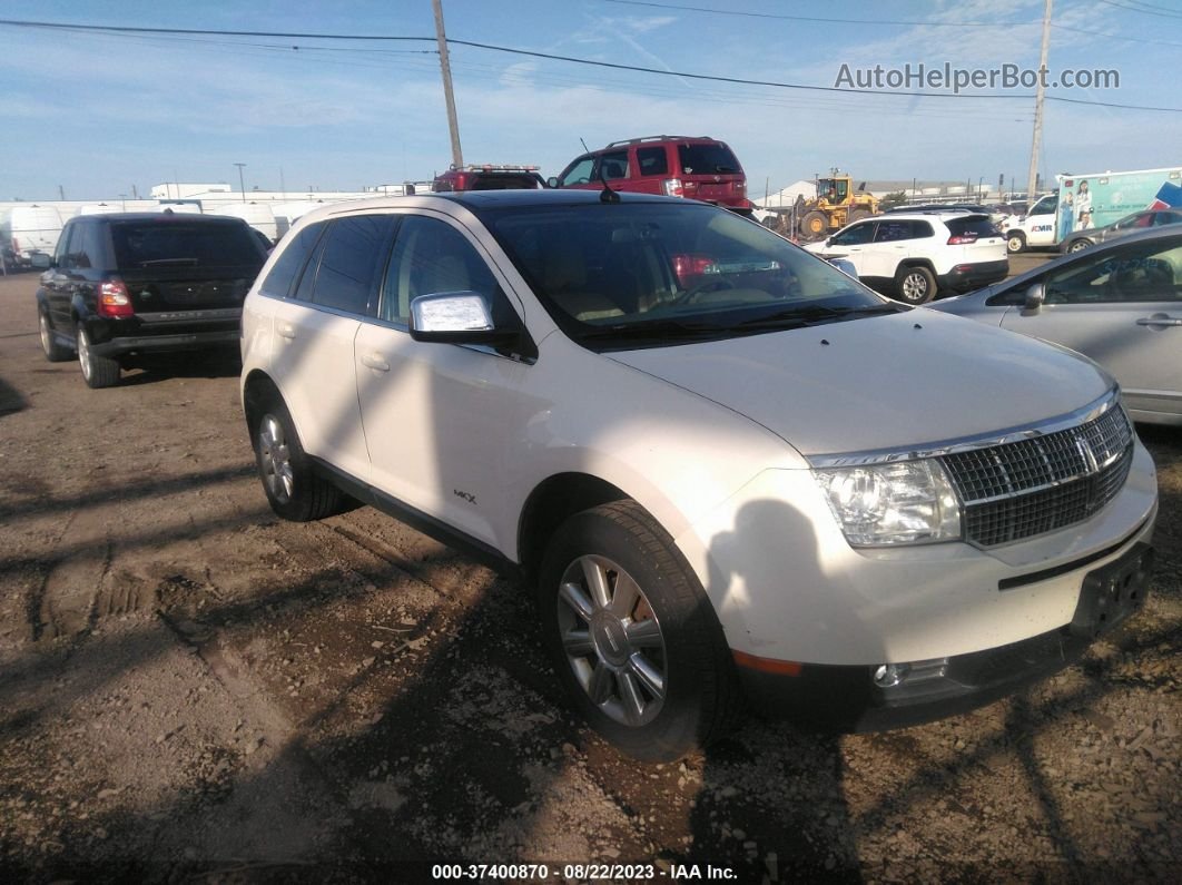 2007 Lincoln Mkx   White vin: 2LMDU88C37BJ22458