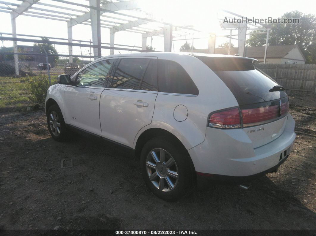 2007 Lincoln Mkx   White vin: 2LMDU88C37BJ22458