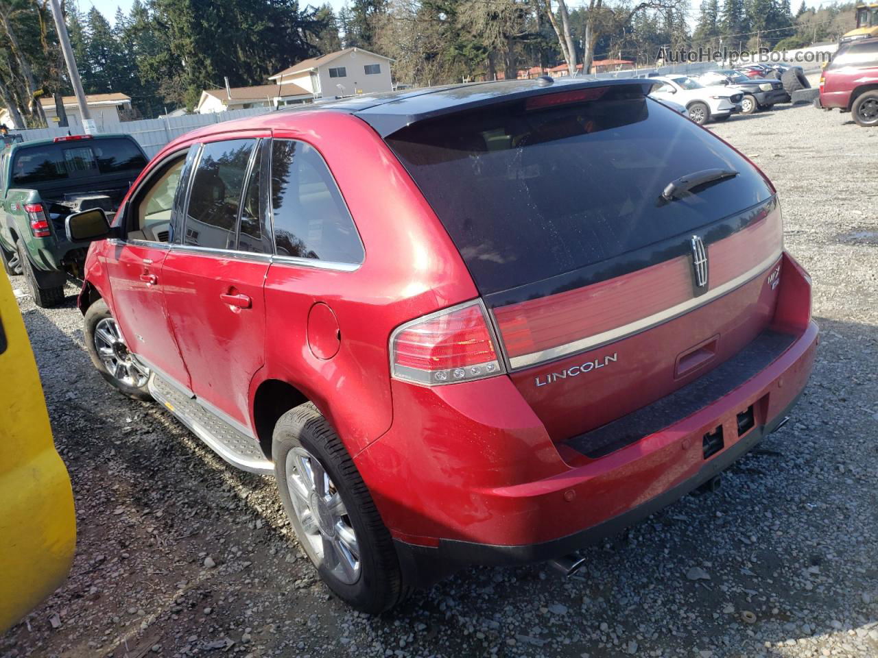 2007 Lincoln Mkx  Red vin: 2LMDU88C37BJ29264