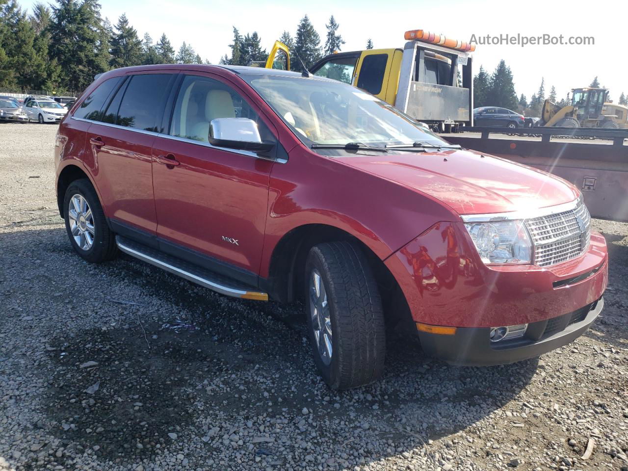 2007 Lincoln Mkx  Красный vin: 2LMDU88C37BJ29264