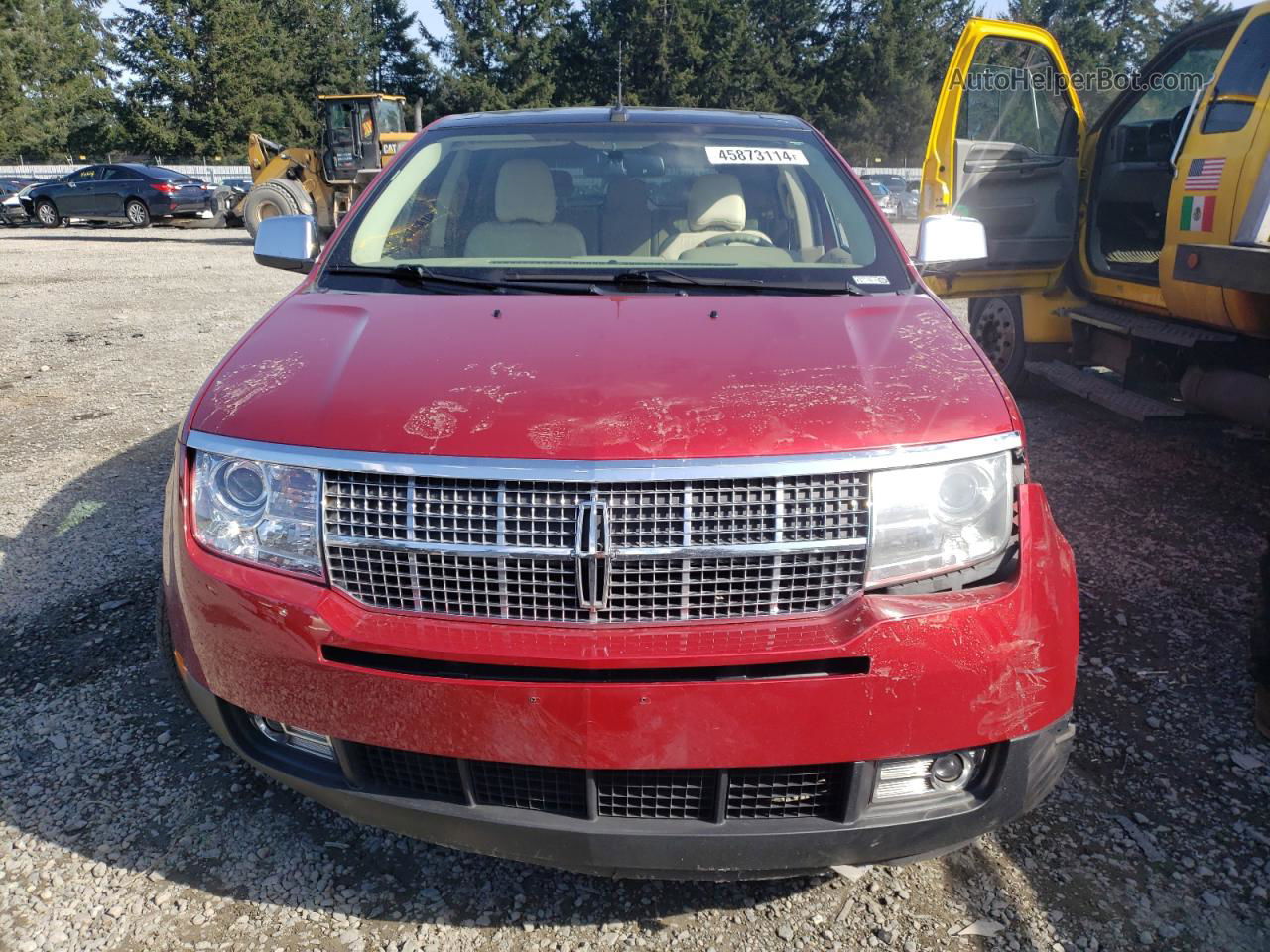 2007 Lincoln Mkx  Красный vin: 2LMDU88C37BJ29264