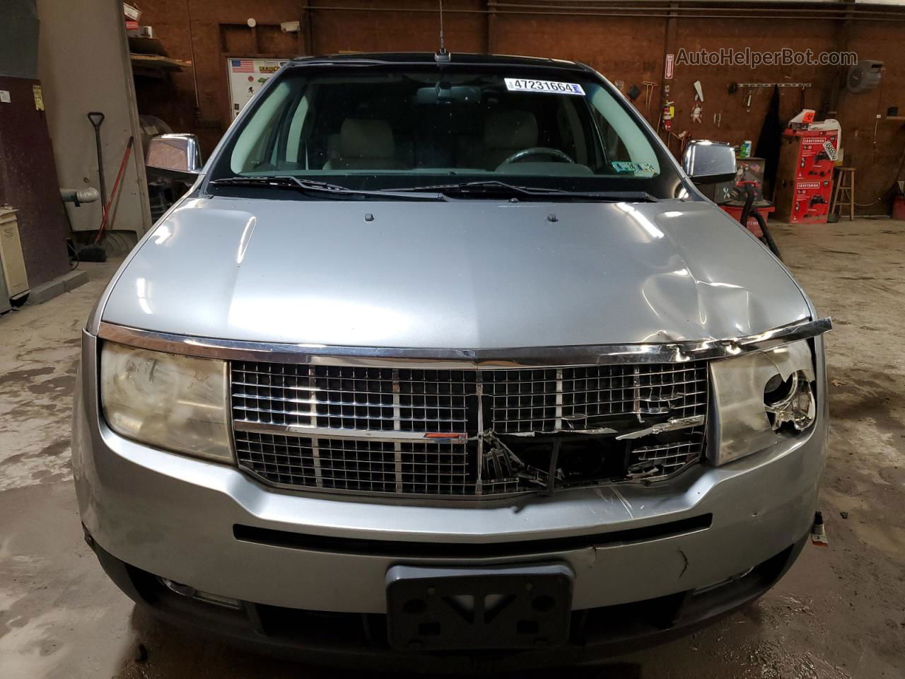 2007 Lincoln Mkx  Silver vin: 2LMDU88C37BJ39339