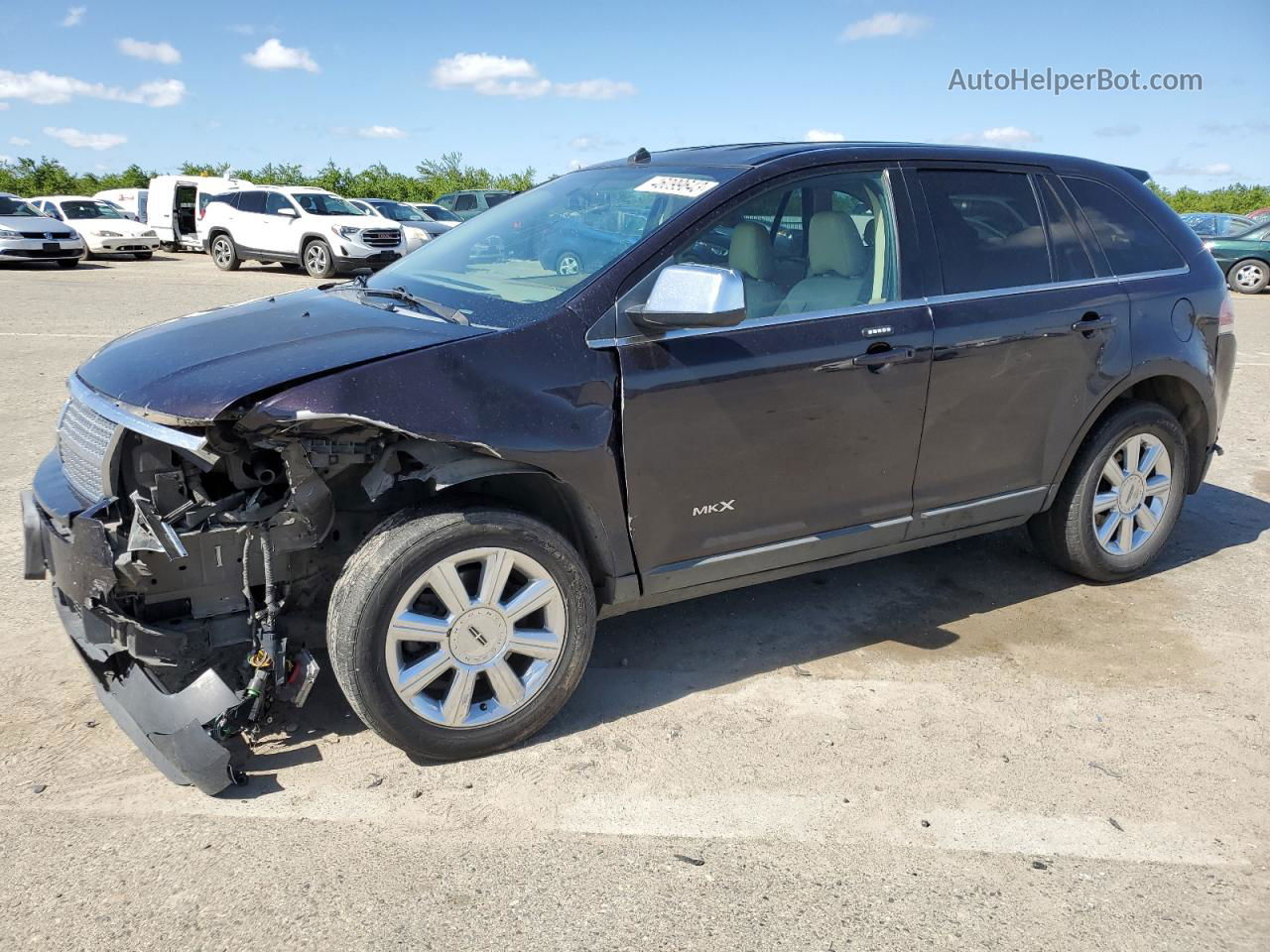 2007 Lincoln Mkx  Purple vin: 2LMDU88C47BJ10321