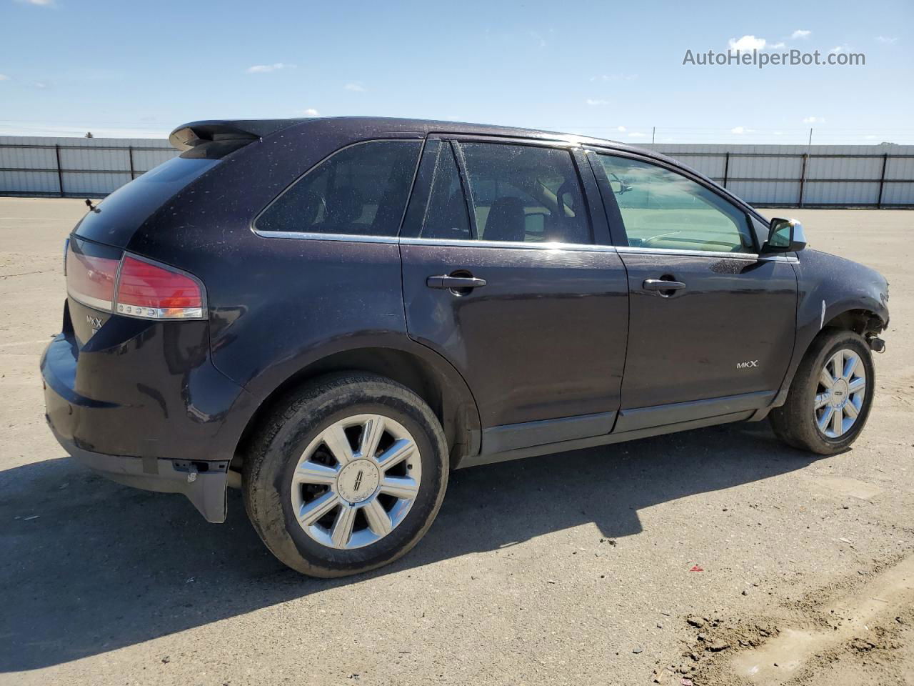 2007 Lincoln Mkx  Фиолетовый vin: 2LMDU88C47BJ10321