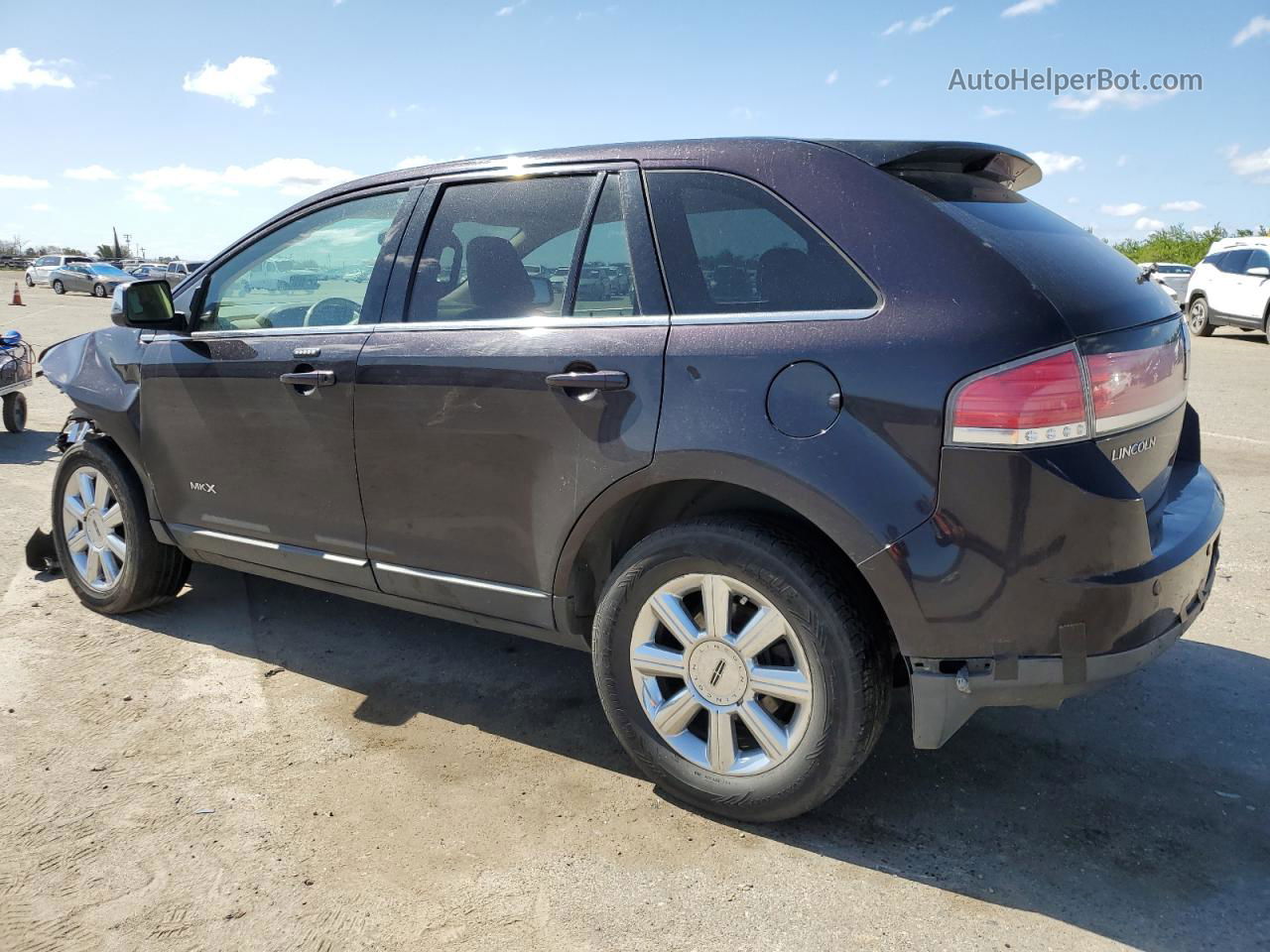 2007 Lincoln Mkx  Purple vin: 2LMDU88C47BJ10321