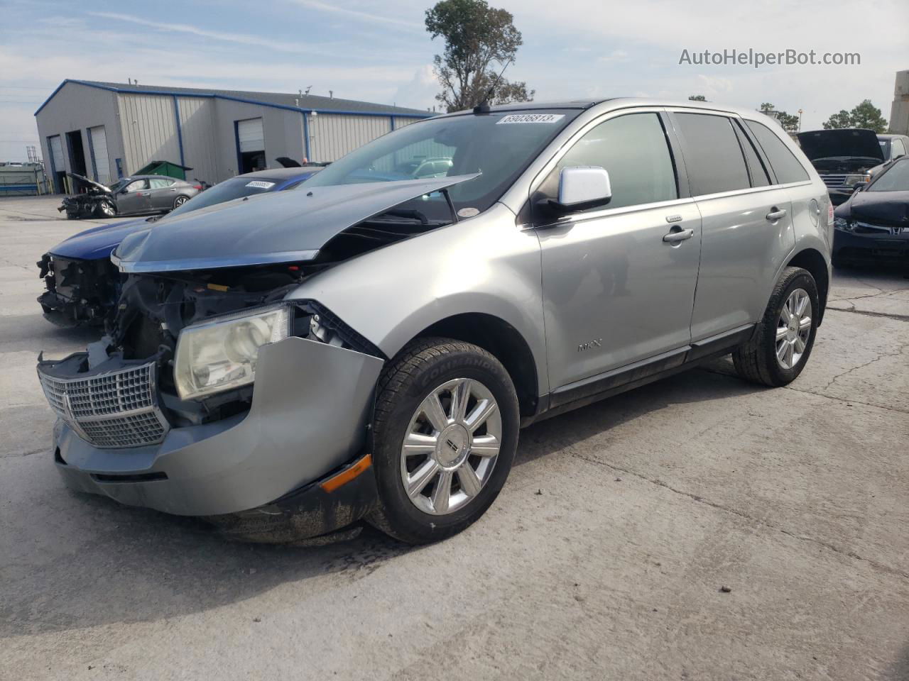 2007 Lincoln Mkx  Silver vin: 2LMDU88C57BJ18136