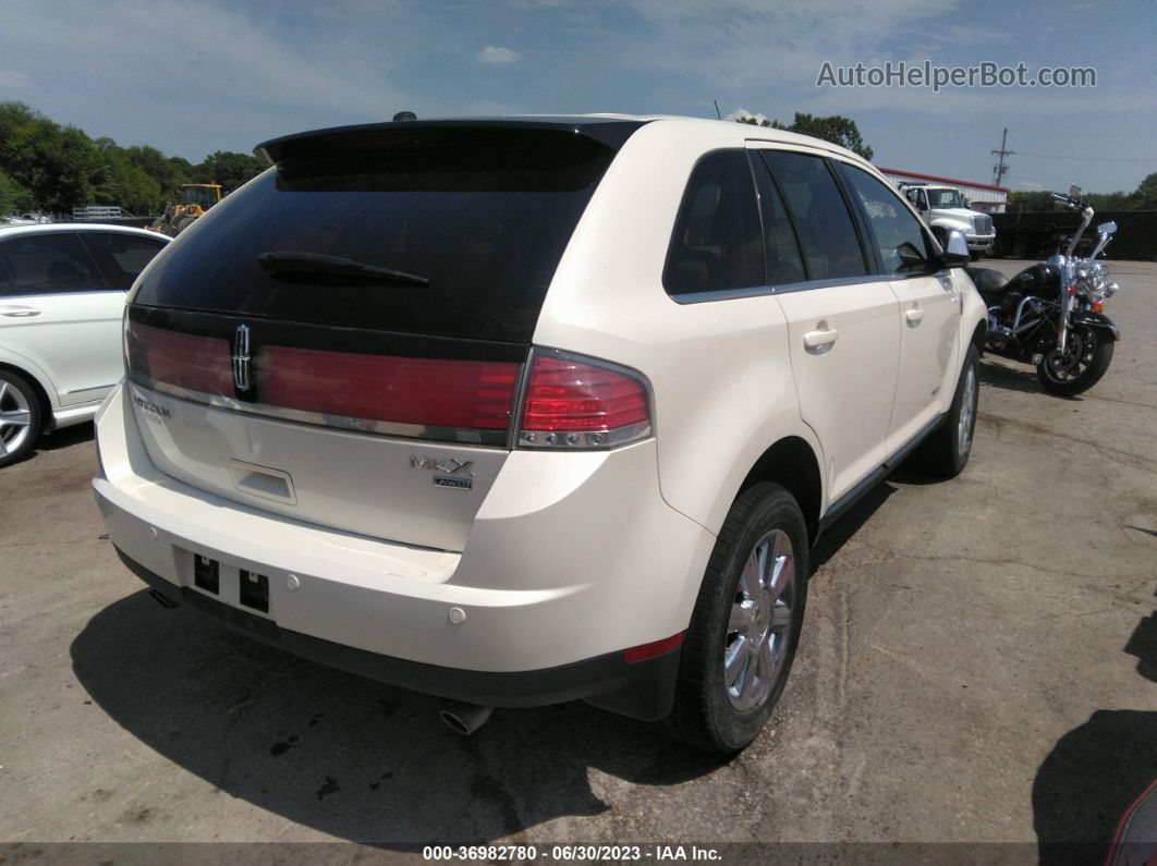 2007 Lincoln Mkx   White vin: 2LMDU88C67BJ19683