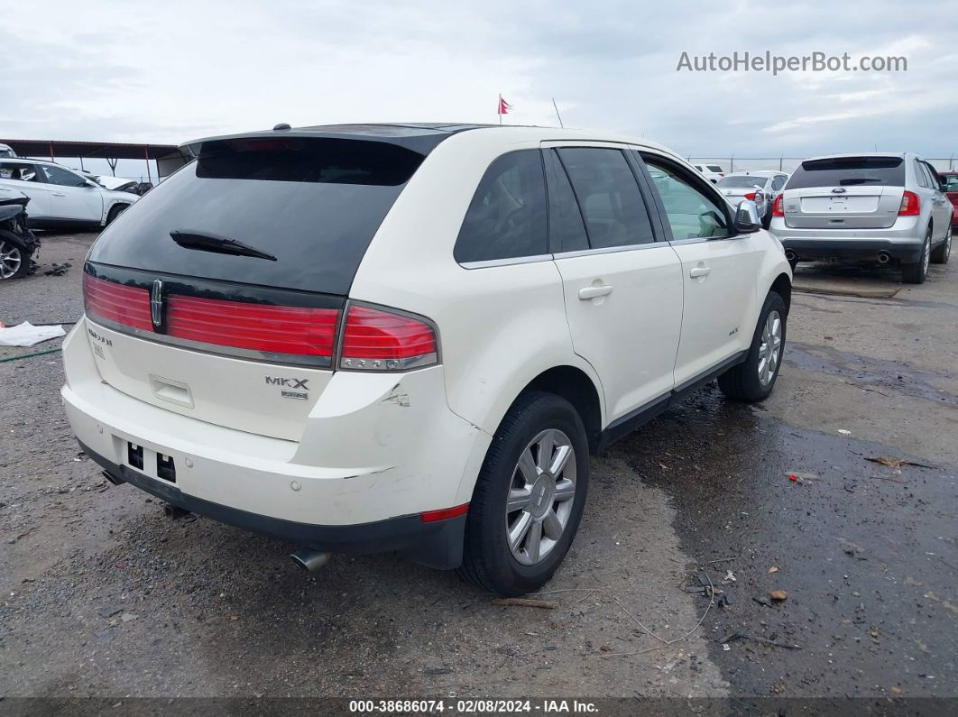 2007 Lincoln Mkx   White vin: 2LMDU88C77BJ02343