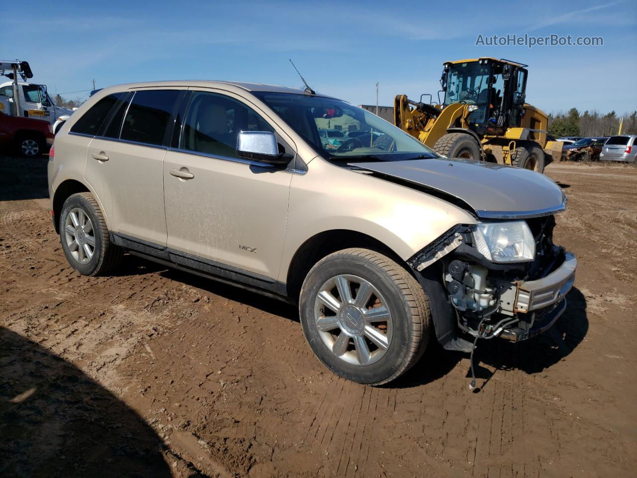 2007 Lincoln Mkx  Кремовый vin: 2LMDU88C77BJ22270