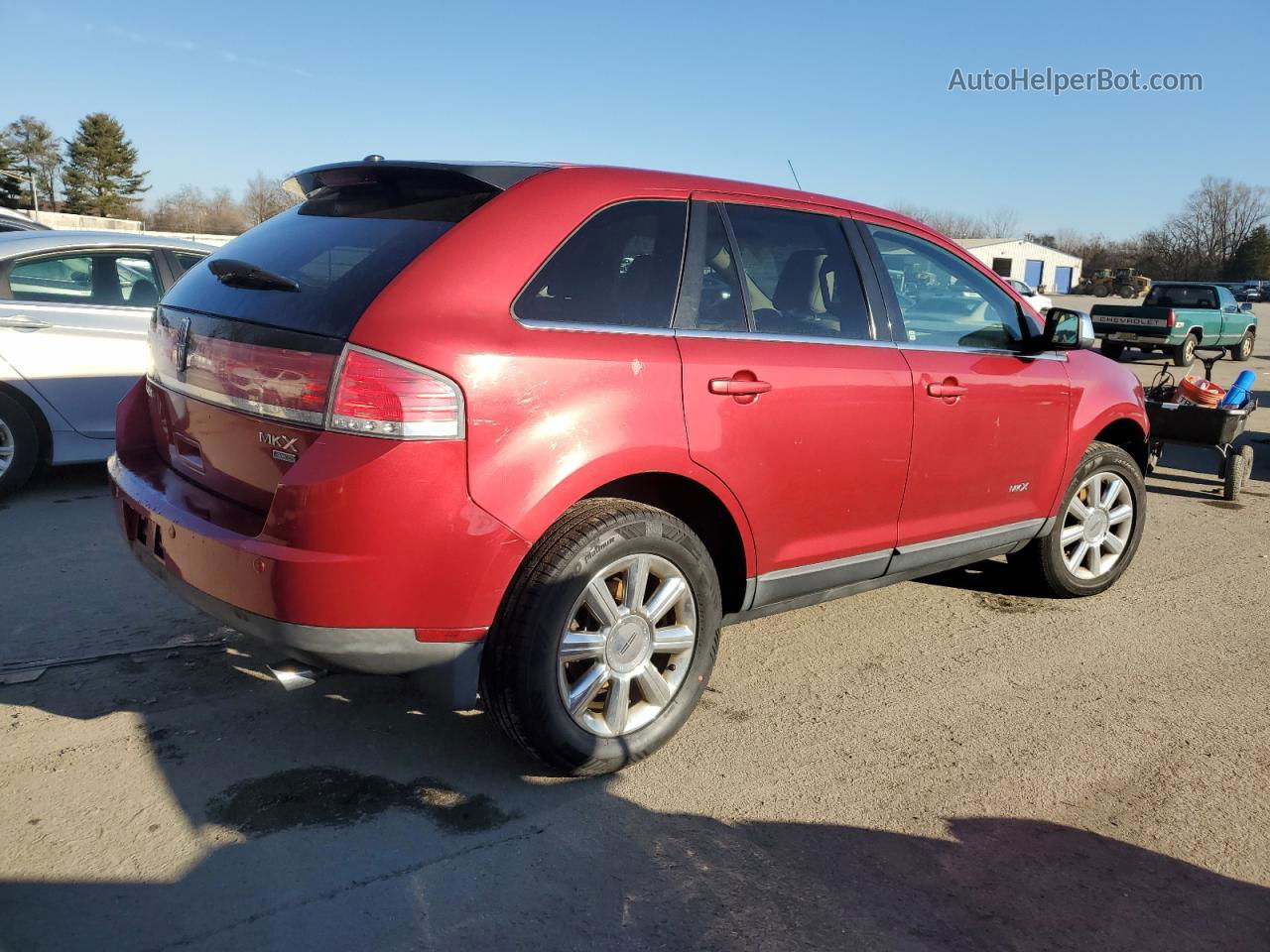 2007 Lincoln Mkx  Red vin: 2LMDU88C87BJ36937