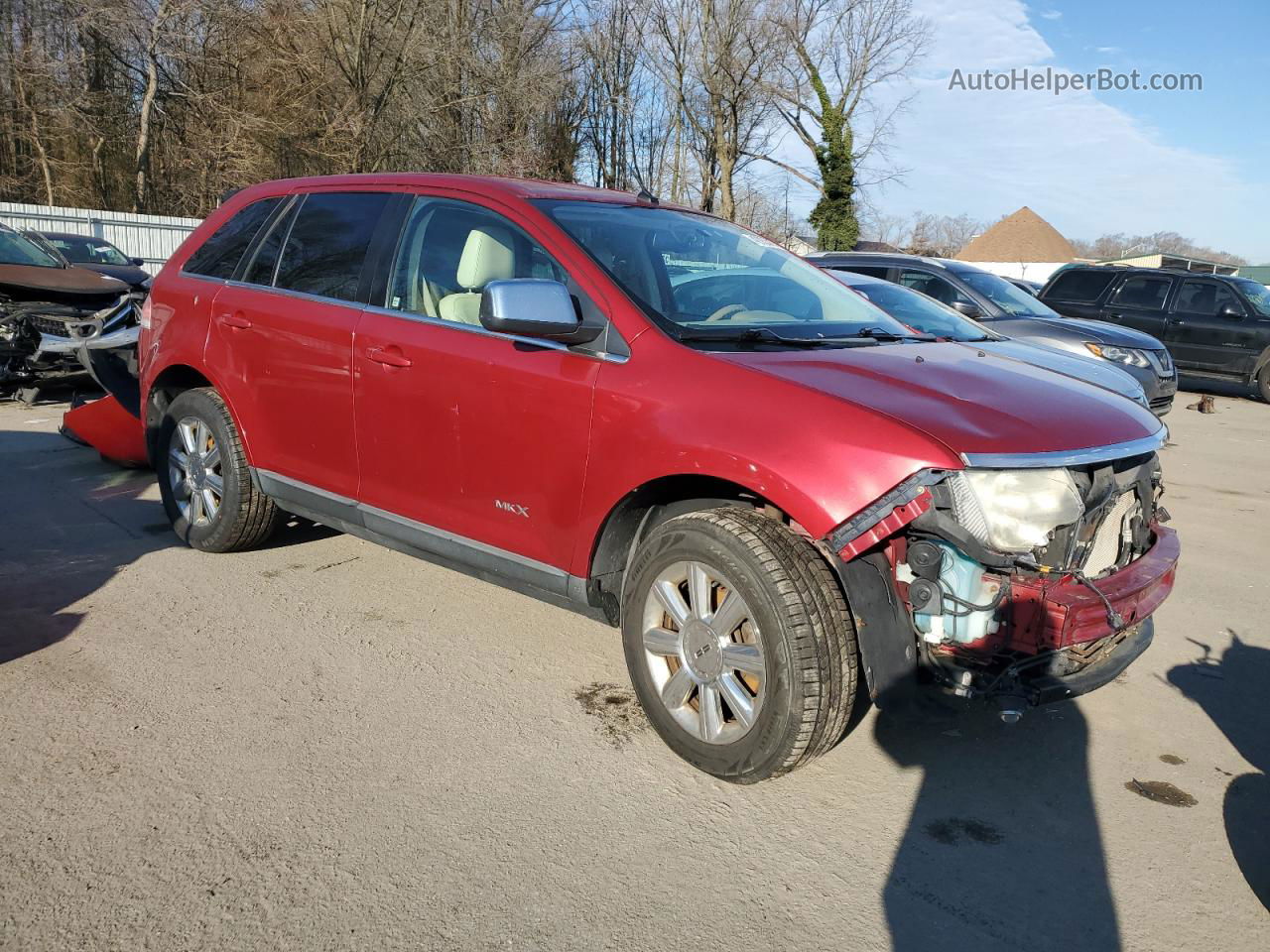 2007 Lincoln Mkx  Red vin: 2LMDU88C87BJ36937