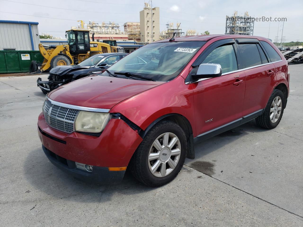 2007 Lincoln Mkx  Красный vin: 2LMDU88C97BJ10721