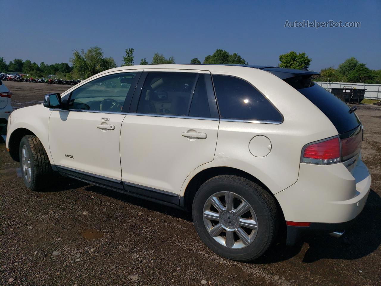 2007 Lincoln Mkx  White vin: 2LMDU88CX7BJ03857