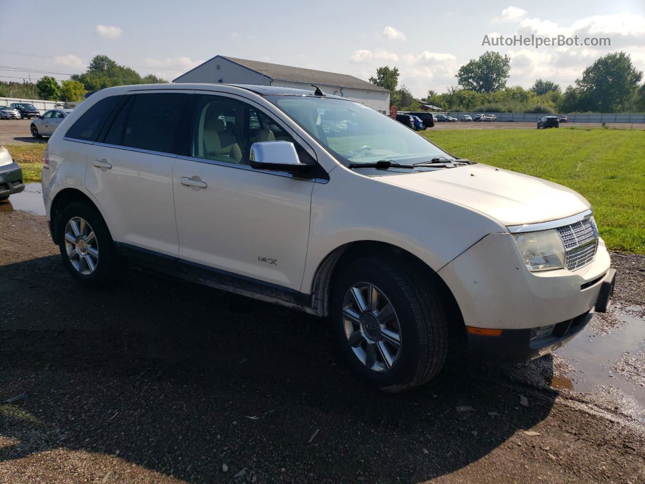 2007 Lincoln Mkx  White vin: 2LMDU88CX7BJ03857