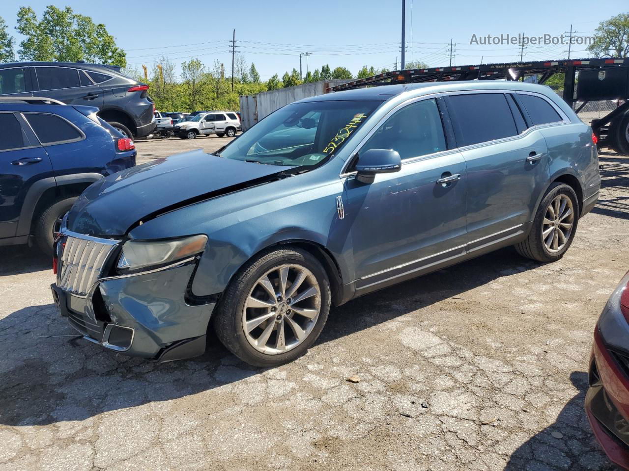 2010 Lincoln Mkt  Blue vin: 2LMHJ5AT0ABJ09502