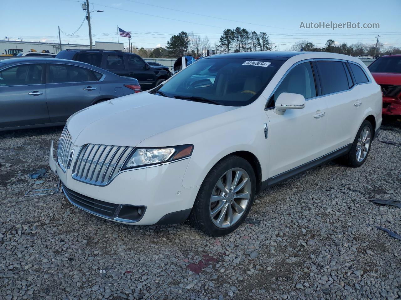 2010 Lincoln Mkt  White vin: 2LMHJ5AT3ABJ14502