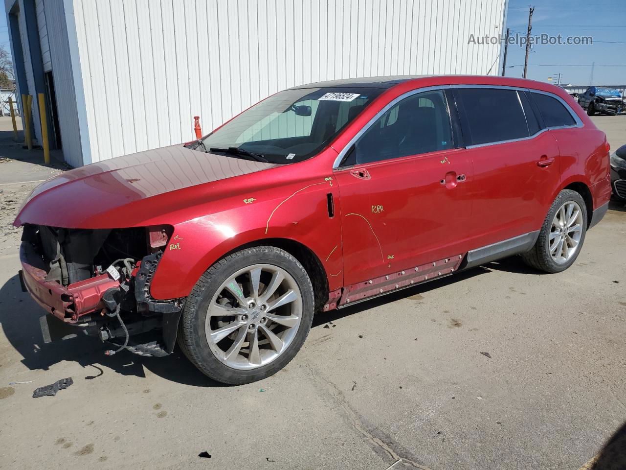 2010 Lincoln Mkt  Красный vin: 2LMHJ5ATXABJ26744