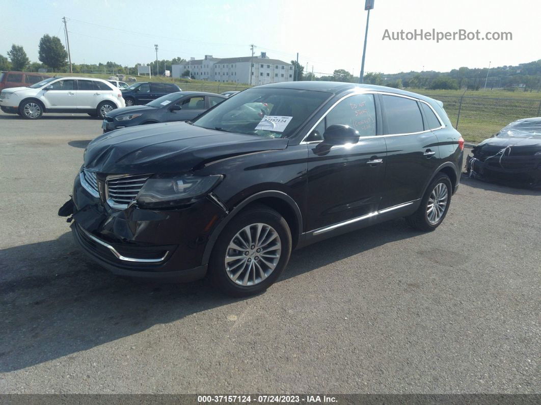 2016 Lincoln Mkx Select Черный vin: 2LMPJ6KR6GBL35735