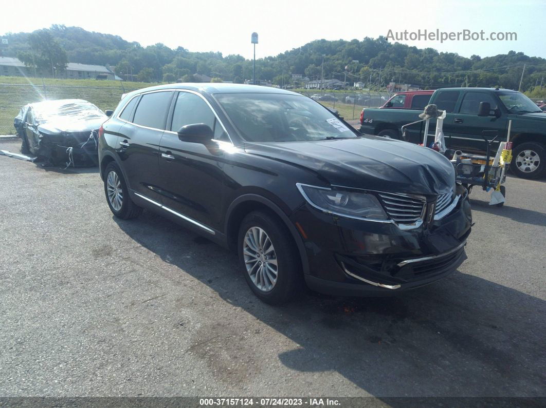 2016 Lincoln Mkx Select Черный vin: 2LMPJ6KR6GBL35735