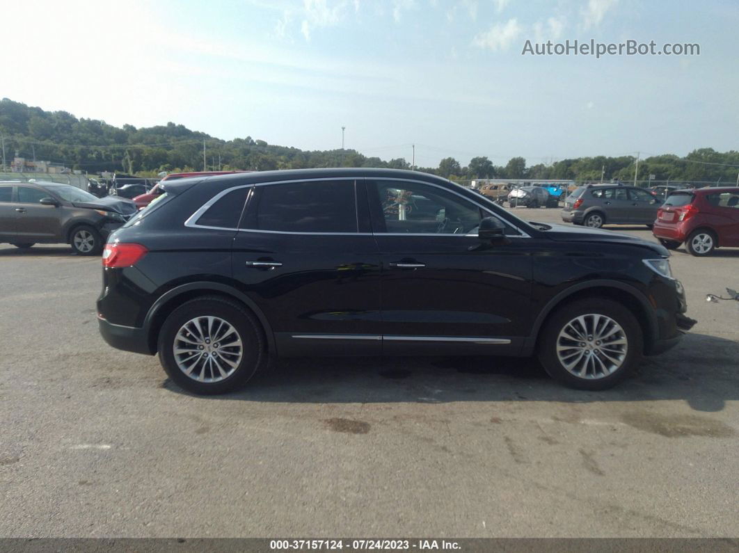 2016 Lincoln Mkx Select Черный vin: 2LMPJ6KR6GBL35735