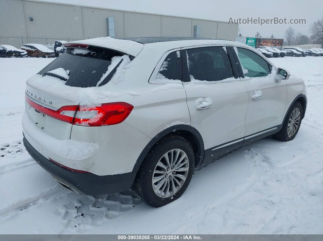 2016 Lincoln Mkx Select White vin: 2LMPJ6KRXGBL22342