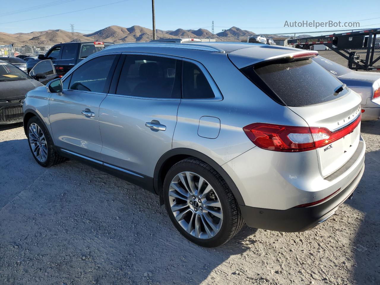 2016 Lincoln Mkx Reserve Silver vin: 2LMPJ6LP5GBL61823