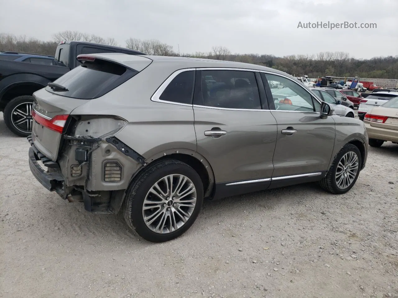 2016 Lincoln Mkx Reserve Gray vin: 2LMPJ6LR0GBL37494