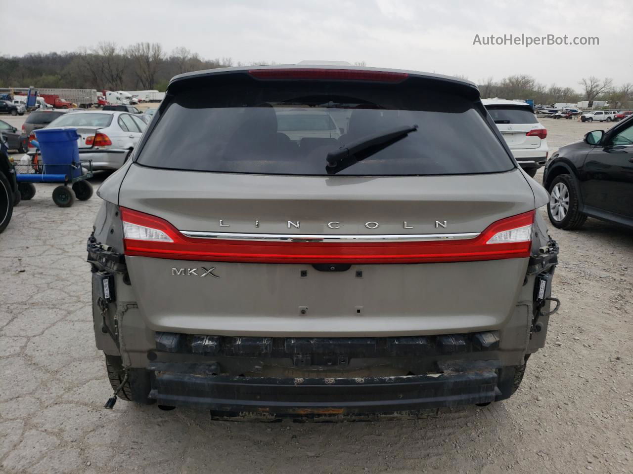 2016 Lincoln Mkx Reserve Gray vin: 2LMPJ6LR0GBL37494