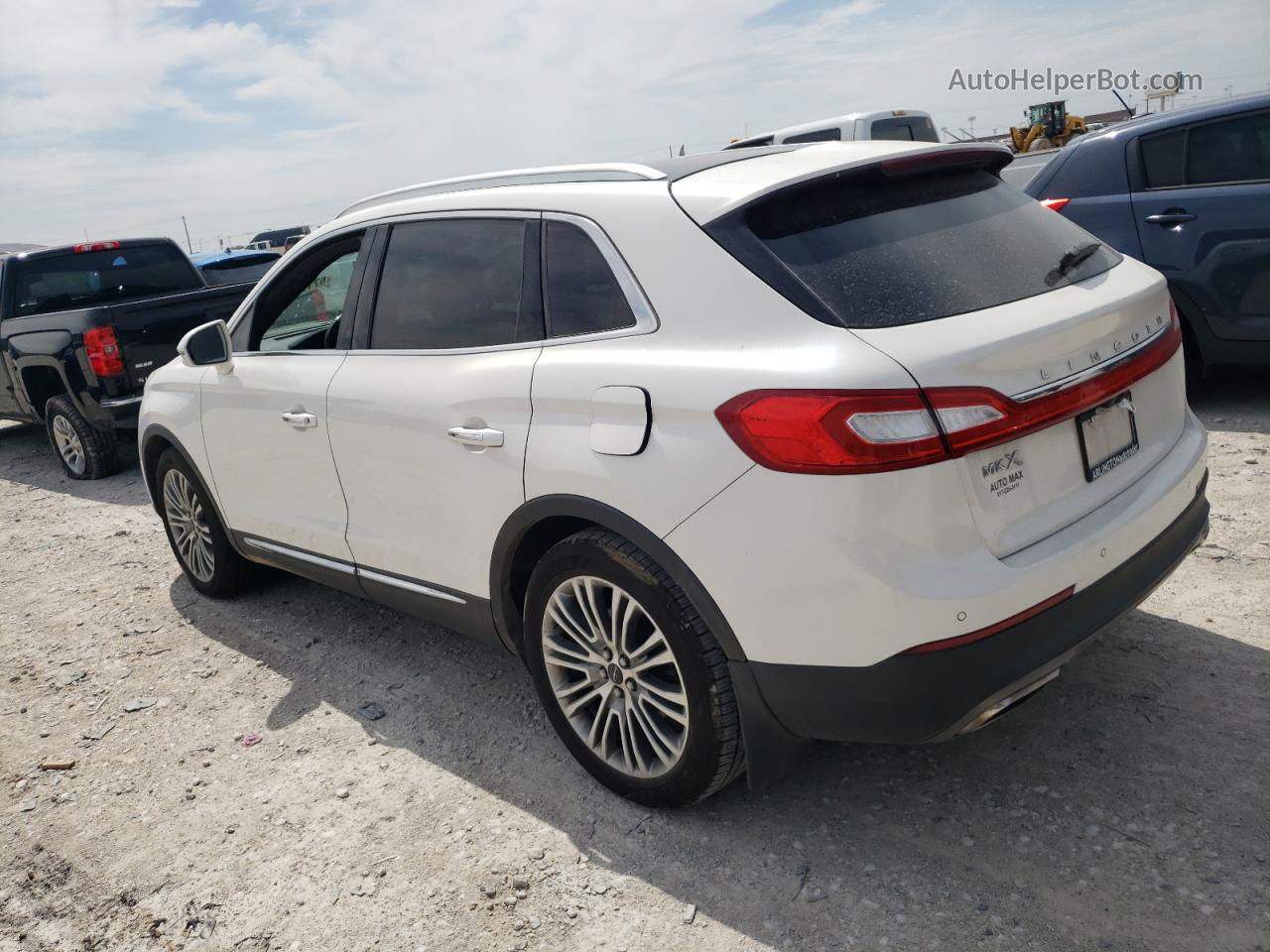 2016 Lincoln Mkx Reserve Белый vin: 2LMPJ6LR2GBL44785