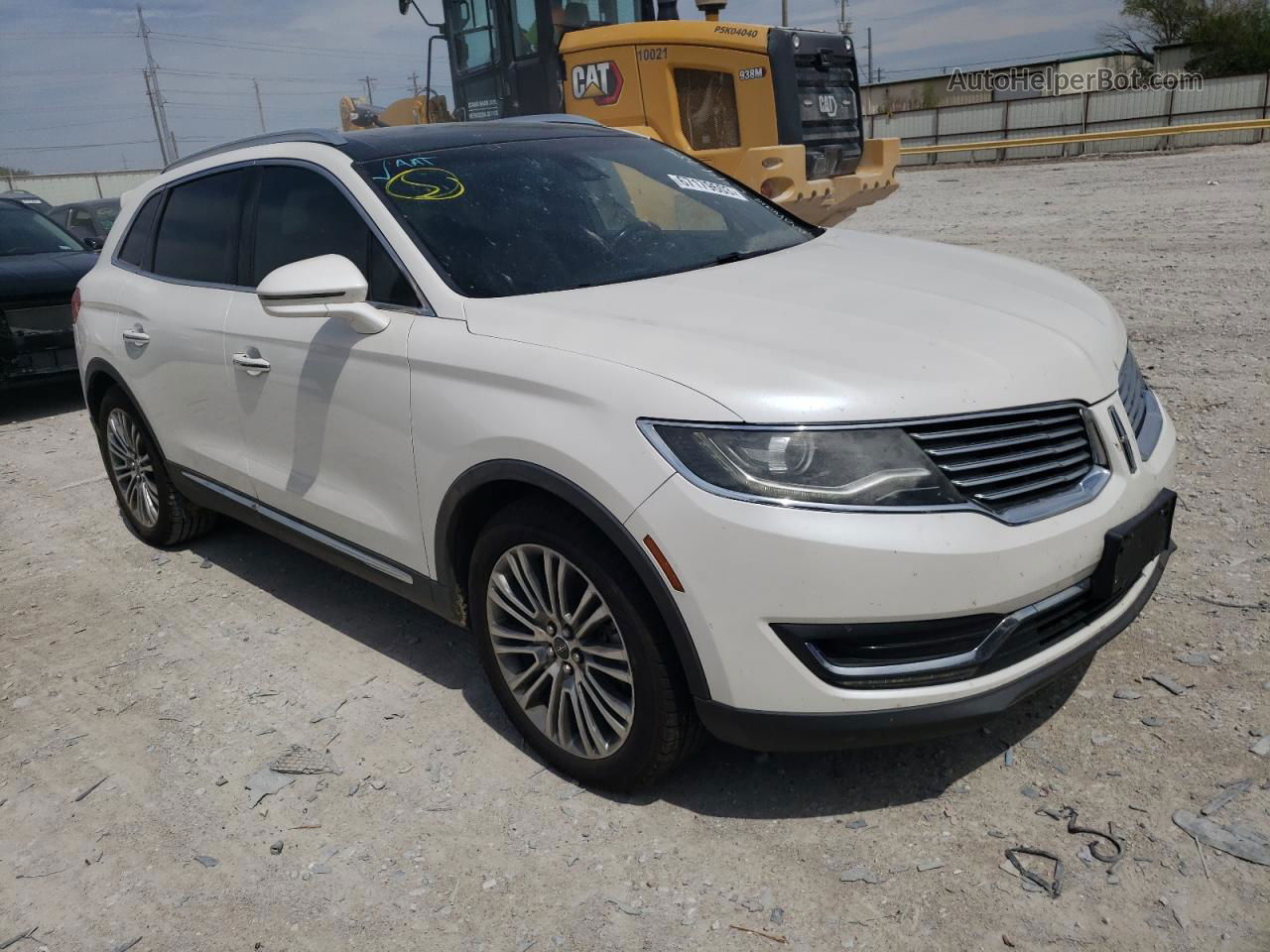 2016 Lincoln Mkx Reserve Белый vin: 2LMPJ6LR2GBL44785