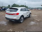 2016 Lincoln Mkx Reserve White vin: 2LMPJ6LR9GBL79422