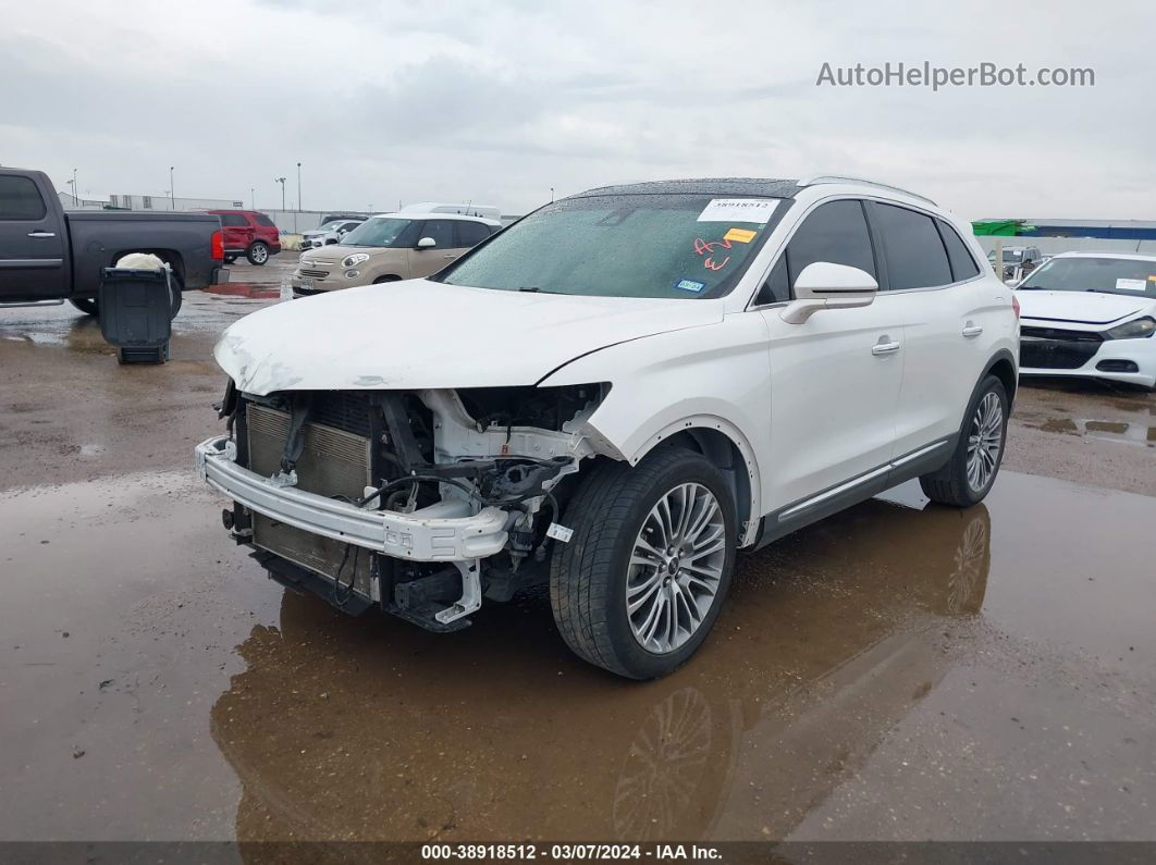 2016 Lincoln Mkx Reserve White vin: 2LMPJ6LR9GBL88802