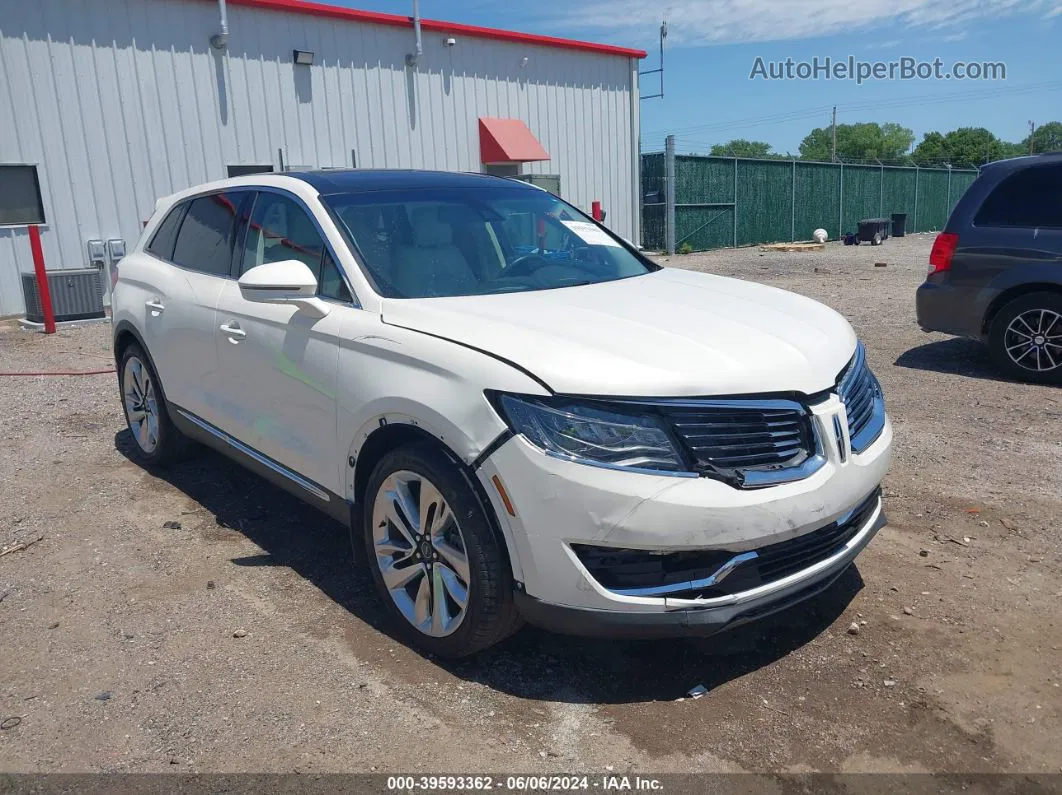 2016 Lincoln Mkx Black Label Белый vin: 2LMPJ7JR4GBL55859