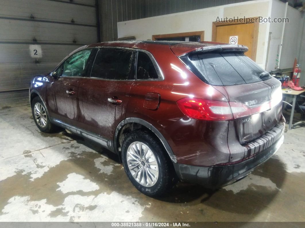 2016 Lincoln Mkx Select Burgundy vin: 2LMPJ8KP6GBL50617