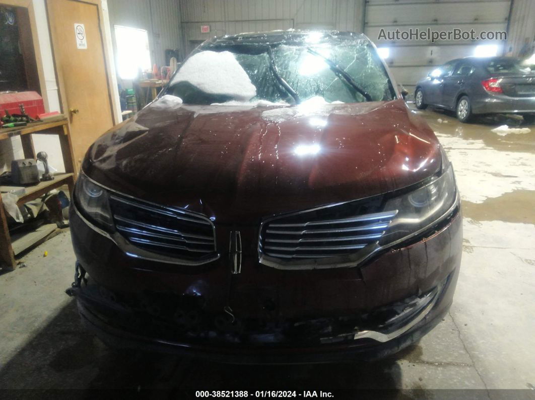 2016 Lincoln Mkx Select Burgundy vin: 2LMPJ8KP6GBL50617