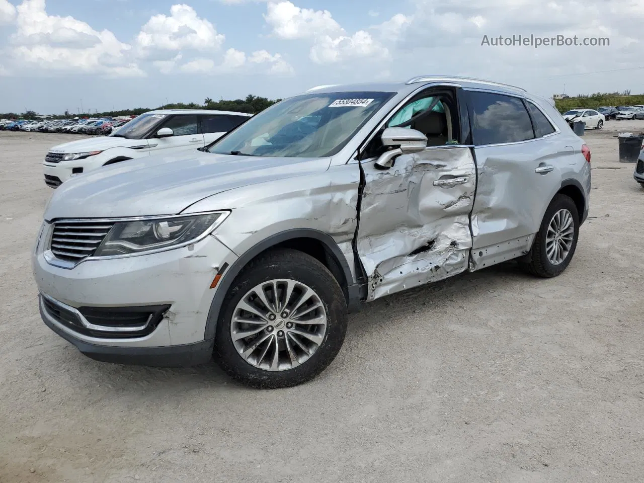 2016 Lincoln Mkx Select Серебряный vin: 2LMPJ8KR0GBL51263